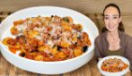 PASTA CON MELANZANE E SALSICCIA