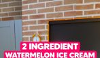 2 INGREDIENT VIRAL WATERMELON ICE CREAM: it'll be FRESH and CREAMY!