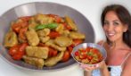 GNOCCHI DI MELANZANE CON POMODORINI E BASILICO
