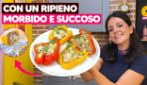 PEPERONI RIPIENI di carne: BEN COTTI, SUCCOSI e FILANTI