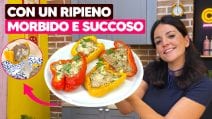 PEPERONI RIPIENI di carne: BEN COTTI, SUCCOSI e FILANTI