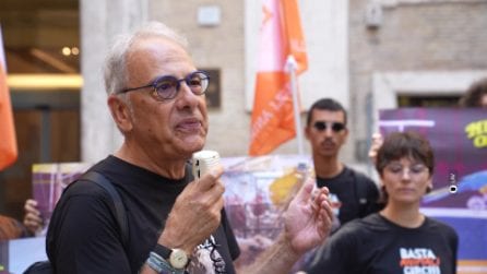 LAV mostra le immagini delle violenze sugli animali nei circhi fuori il Ministero della Cultura
