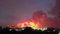 Incendio Agrigento, fiamme vicino alle abitazioni a Bivona