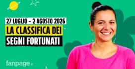 I segni più fortunati nell'oroscopo della settimana dal 27 luglio al 2 agosto 2026, la classifica