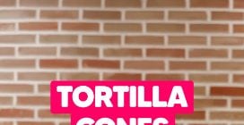 TORTILLA CONES: perfect for a quick dinner
