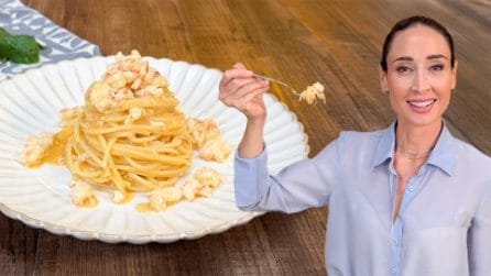 SPAGHETTI LIMONE E GAMBERI: il primo piatto estivo fresco e cremoso!