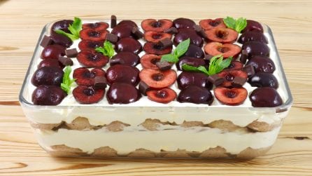 TIRAMISÙ ALLE CILIEGIE: amerai così tanto questa versione che non ne potrai fare a meno!