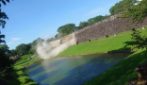 Dopo il terremoto in Giappone crolli nelle mura del famoso Castello di Kumamoto