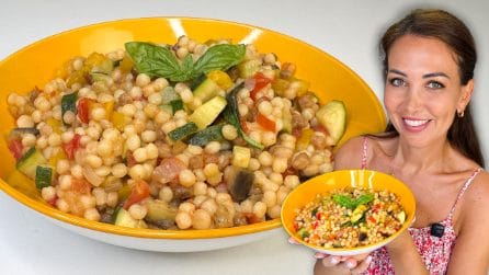 FREGOLA CON VERDURE: un piatto fresco, colorato e saporito!