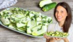 ZUCCHINE MARINATE CRUDE: un contorno estivo leggero, fresco e velocissimo da preparare!