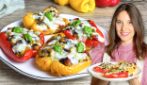 PEPERONI RIPIENI VEGETARIANI: ricco e saporito può essere gustato come piatto unico!