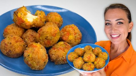 POLPETTE DI PEPERONI: dorate e super filanti!