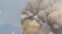 Esplode deposito di armi a Colleferro: incendio in corso, carabinieri e vigili del fuoco sul posto