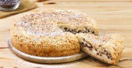 RICOTTA AND CHOCOLATE CRUMBLE: crumbly with a creamy filling!