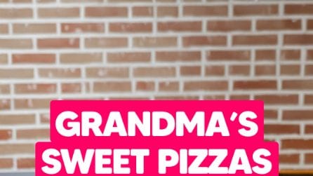 SWEET PIZZAS: grandma's tasty snacks!