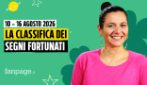 I segni più fortunati nell'oroscopo della settimana dal 10 al 16 agosto 2026, la classifica