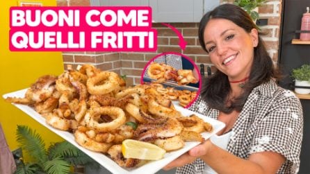 CALAMARI AL FORNO: facili e leggeri, ma buoni come quelli fritti!