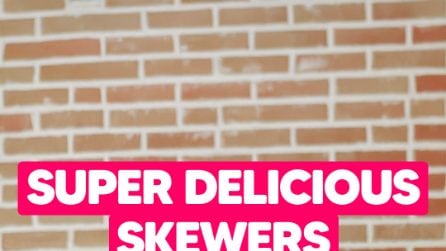 MEAT AND TORTILLA SKEWERS: quick, easy and delicious!
