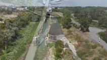 Le riserve idriche in Lombardia sono meno della metà: il fiume Po in secca a Cremona