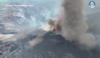 Etna, aperta una nuova bocca eruttiva in Valle del Bove: le immagini riprese da un drone INGV