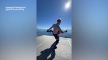 Zuckerberg e la passione MMA: allenamento in mezzo al lago con Merab Dvalishvili