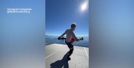 Zuckerberg e la passione MMA: allenamento in mezzo al lago con Merab Dvalishvili