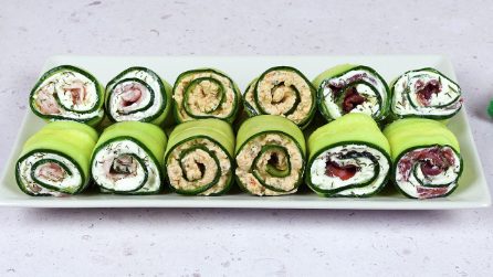 INVOLTINI DI CETRIOLI: il finger food fresco, veloce e senza usare il forno!