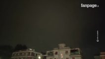 Temporale a Roma, pioggia e tempesta di fulmini in cielo: grandinate nel Frusinate