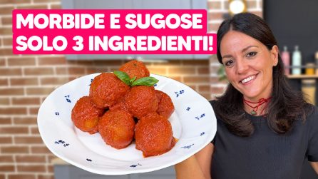 PALLOTTE CACIO E OVA: solo 3 INGREDIENTI per farle MORBIDE e SUGOSE!