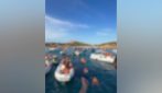 Le immagini delle barche ancorate in Sardegna
