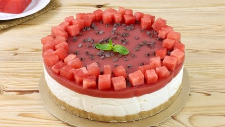 WATERMELON CHEESECAKE: the perfect summer dessert!