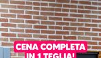 CENA PRONTA in 1 TEGLIA: ecco come fare carne e contorno CONTEMPORANEAMENTE!