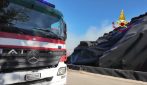 Incendio a Taverna del Re, in fiamme le ecoballe