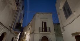 Migliaia di rondini invadono il centro storico di Gallipoli al tramonto