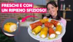 Involtini DI PEPERONI FREDDI con un RIPIENO super CREMOSO e SFIZIOSO