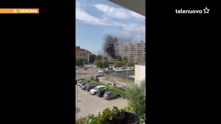 Incendio in un appartamento di San Giovanni Lupatoto: 8 persone coinvolte