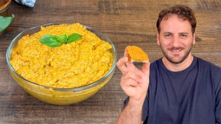 PESTO DI PEPERONI super cremoso e pronto in pochi minuti!