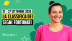 I segni più fortunati nell'oroscopo della settimana dal 21 al 27 settembre 2026, la classifica