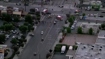Los Angeles : elicottero tv precipita in diretta mentre riprende incidente a Los Angeles
