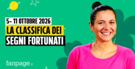 I segni più fortunati nell'oroscopo della settimana dal 5 all'11 ottobre 2026, la classifica