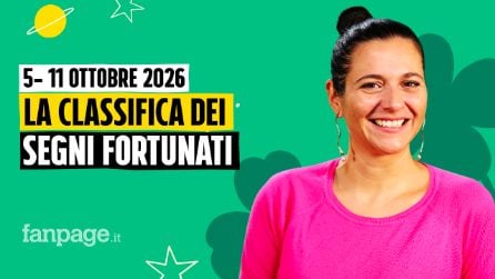 I segni più fortunati nell'oroscopo della settimana dal 5 all'11 ottobre 2026, la classifica