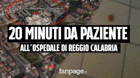Paziente con sospetta emorragia lasciato solo nella sala diagnostica all'ospedale di Reggio Calabria