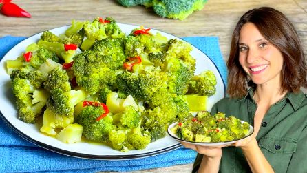 BROCCOLI IN PADELLA: la ricetta facile e veloce per un contorno perfetto.