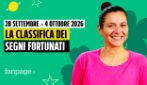 I segni più fortunati nell'oroscopo della settimana dal 28 settembre al 4 ottobre 2026, la classifica