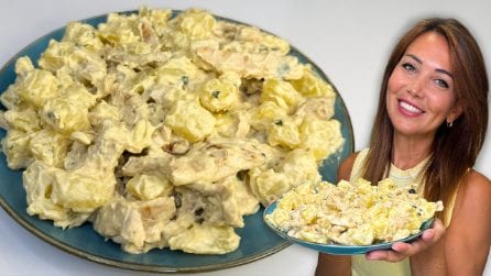 INSALATA CREMOSA DI POLLO E PATATE: il piatto freddo facile e saporito!