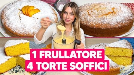 4 TORTE SOFFICI CON 1 FRULLATORE