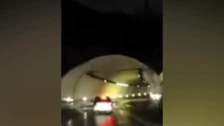 Crollo sull'asse perimetrale Pianura-Soccavo-Vomero causato dal maltempo