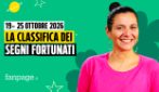 I segni più fortunati nell'oroscopo della settimana dal 19 al 25 ottobre 2026, la classifica