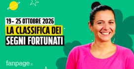 I segni più fortunati nell'oroscopo della settimana dal 19 al 25 ottobre 2026, la classifica