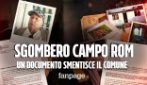 Dentro il campo Rom autorizzato, ma sotto sfratto: un documento smentisce una motivazione del Comune